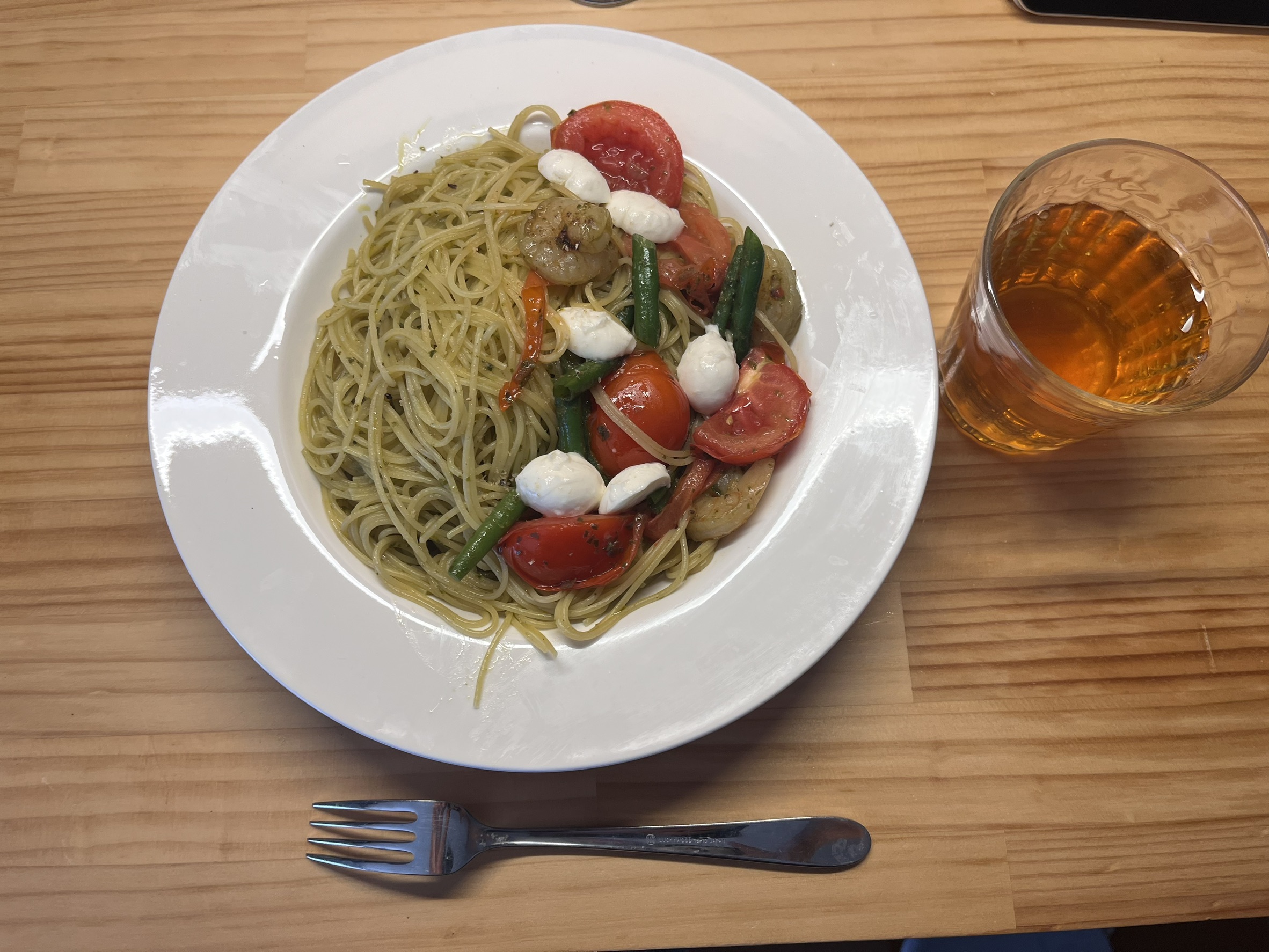 ジェノベーゼパスタの写真